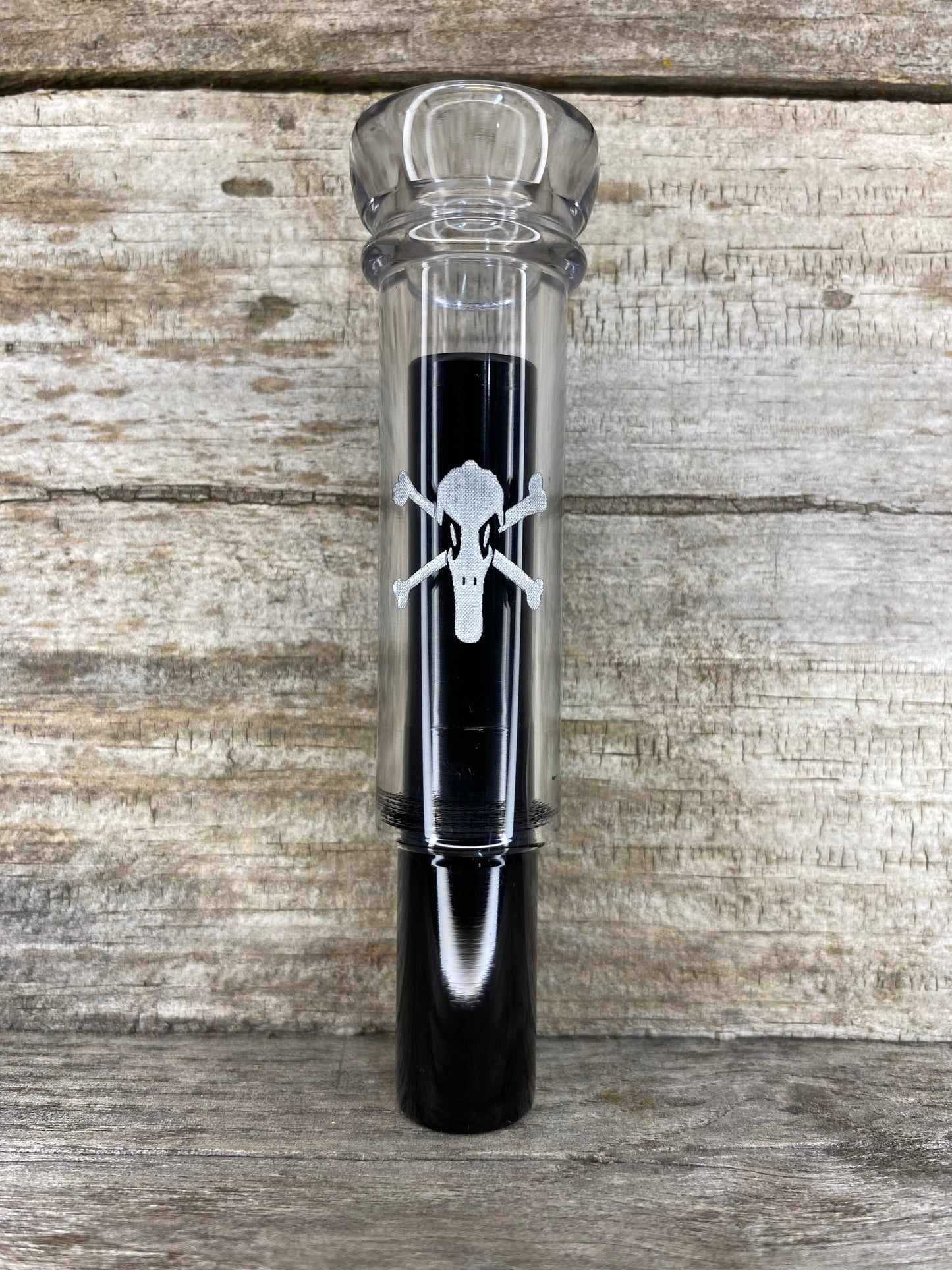Acrylic Skull Logo Cutdown