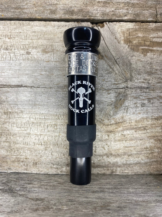 Hand Cut Keyhole (black/silver)