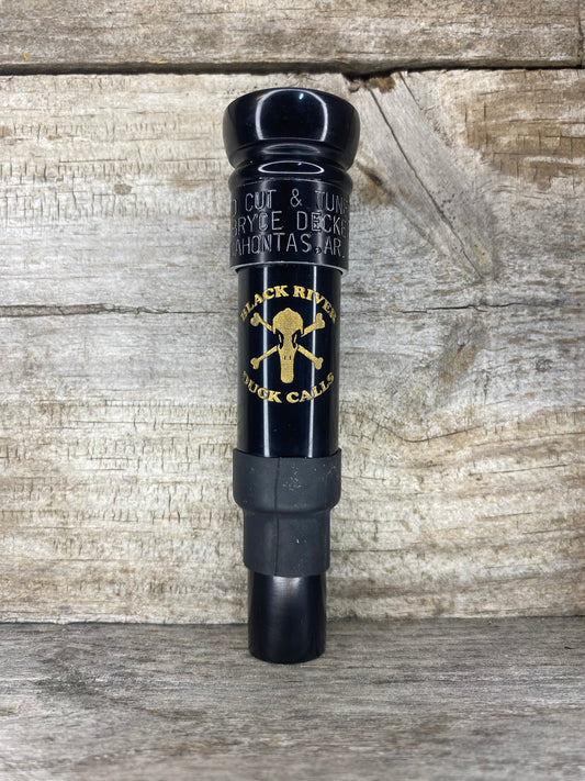 Hand Cut Keyhole (black/gold)