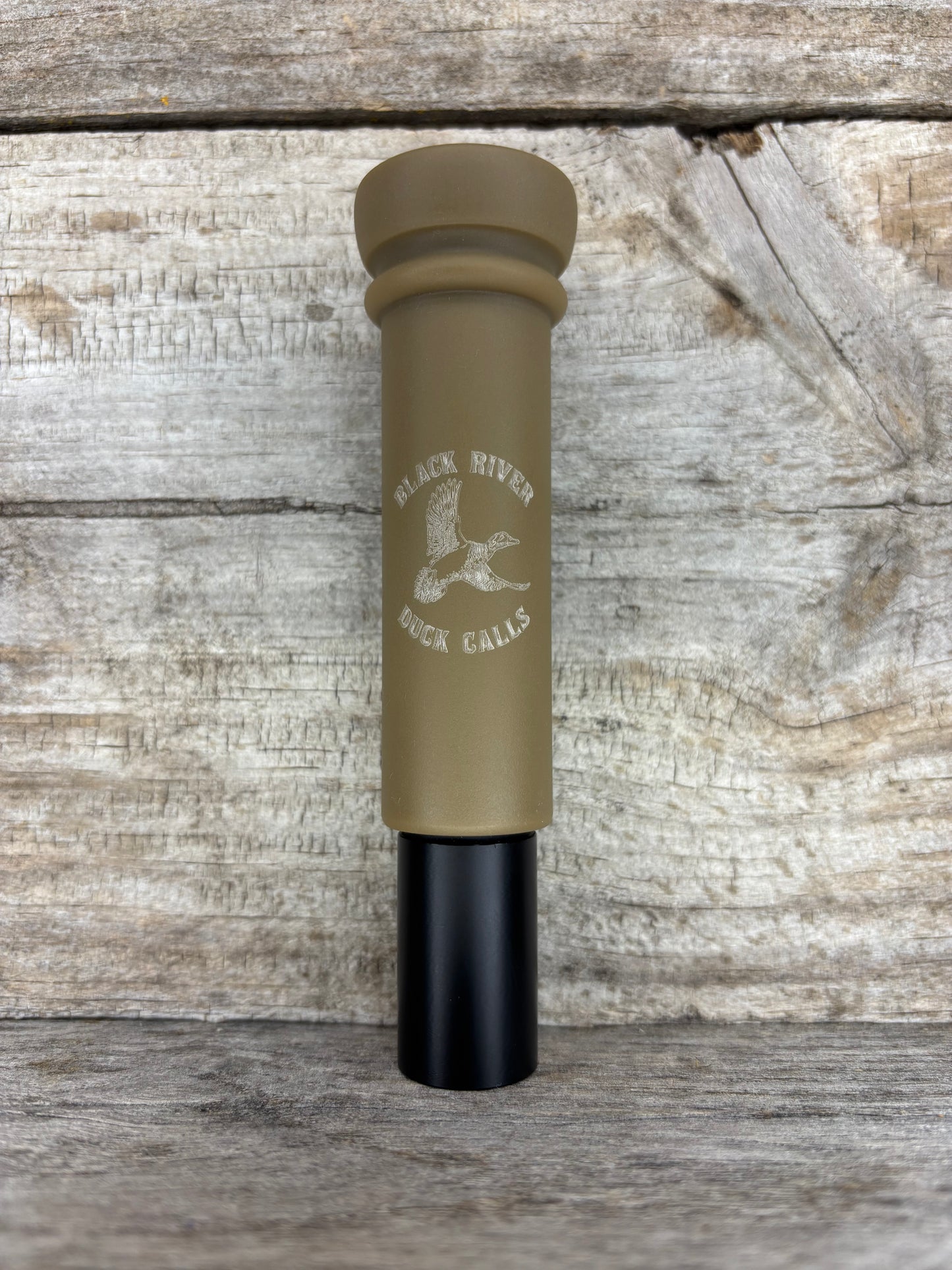 ACRYLIC KEYHOLE CUTDOWN (Matte Tan/Black