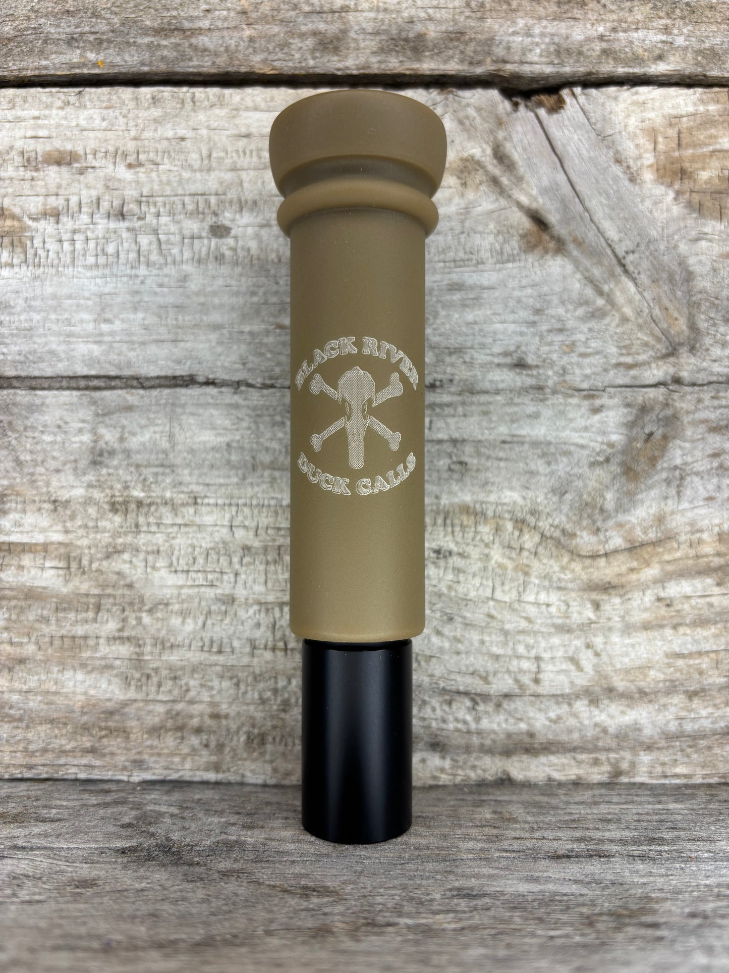 ACRYLIC KEYHOLE CUTDOWN (Matte Tan/Black